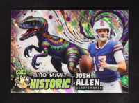 Josh Allen 2024 Wild Card Alumination Dino-Might Pre-Historic Raptor Green Purple Foil #PHRAP2JA #7/10 at PristineAuction.com