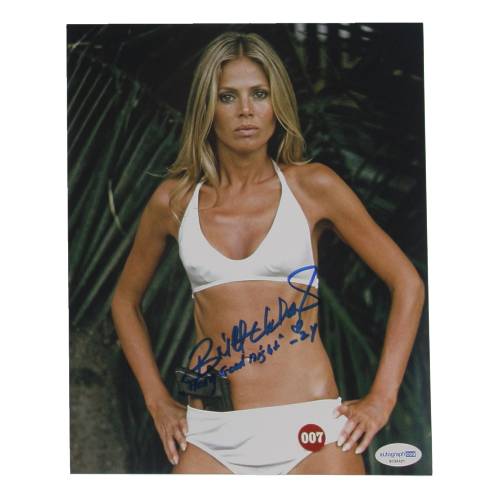 Britt Ekland Signed "007" 8x10 Photo Inscribed "Mary Goodnight" (ACOA) at PristineAuction.com