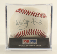 Whitey Ford Signed OL Baseball with Display Case (PSA) at PristineAuction.com