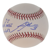Scooter Gennett Signed OML Baseball Inscribed "5-5, 4HR, 10RBI, 6-6-17" (JSA) at PristineAuction.com