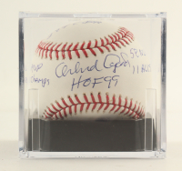 Orlando Cepeda Signed OML Baseball with Multiple Inscriptions (PSA 8.5) at PristineAuction.com