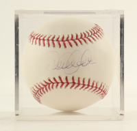 Derek Jeter Signed OML Baseball with Display Case (Steiner) at PristineAuction.com
