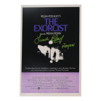 Linda Blair Signed "The Exorcist" 12x18 Poster Inscribed "Regan" (ACOA) at PristineAuction.com