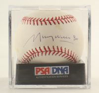 Maury Wills Signed OML Baseball (PSA 9) at PristineAuction.com