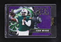 Cam Ward 2024 Wild Card QB 1 On The Clock #OCW-PL-CW1 RC #2/18 at PristineAuction.com