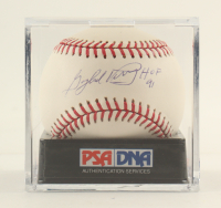 Gaylord Perry Signed OML Baseball Inscribed "HOF 91" (PSA 9.5) at PristineAuction.com