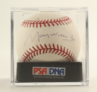 Maury Wills Signed OML Baseball (PSA 9) at PristineAuction.com