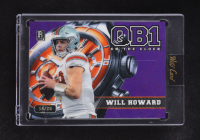 Will Howard 2024 Wild Card QB 1 On The Clock #OCW-PL-WH2 RC #16/25 at PristineAuction.com