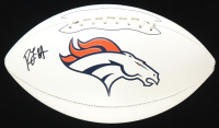 RJ Harvey Signed Broncos Logo Football (JSA) at PristineAuction.com