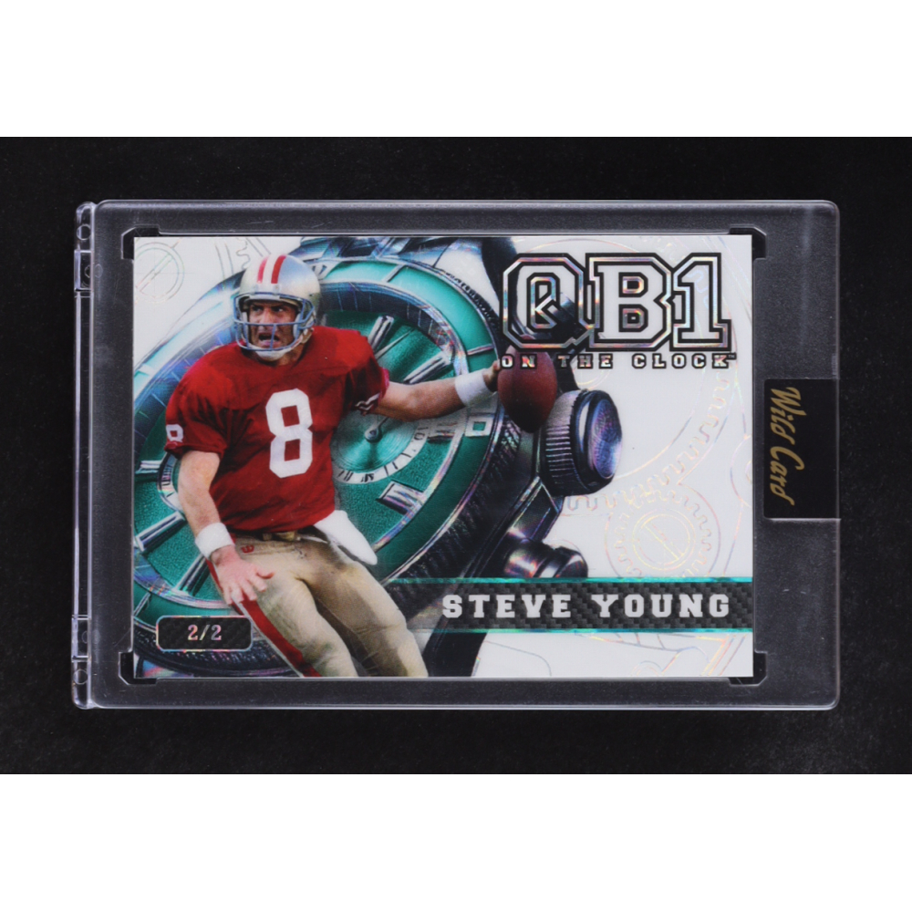 Steve Young 2024 Wild Card QB 1 On The Clock #OCW-WH-SY1  #2/2 at PristineAuction.com Steve Young 2024 Wild Card QB 1 On The Clock #OCW-WH-SY1  #2/2 at PristineAuction.com