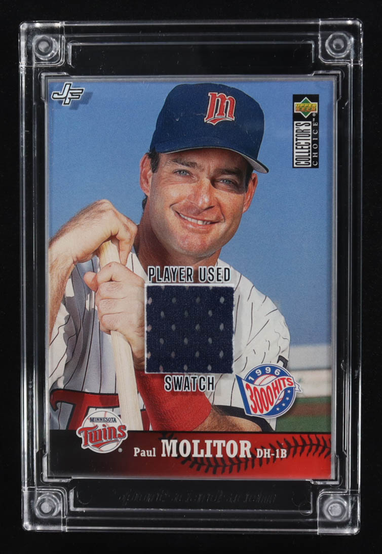 Paul Molitor 2022 Jersey Fusion Game-Used Swatch #PM97 at PristineAuction.com Paul Molitor 2022 Jersey Fusion Game-Used Swatch #PM97 at PristineAuction.com