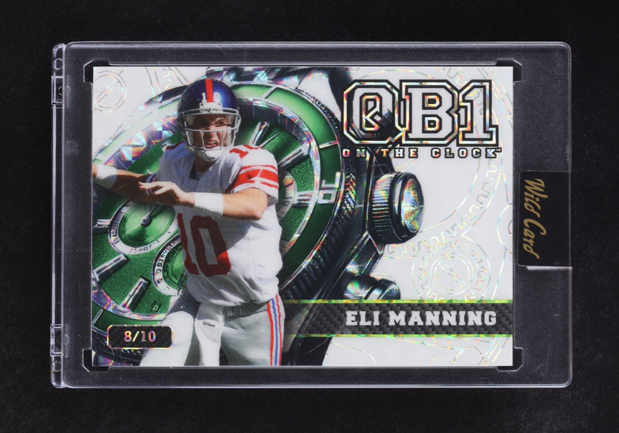 Eli Manning 2024 Wild Card QB 1 On The Clock #OCW-WH-EM1 #8/10 at PristineAuction.com Eli Manning 2024 Wild Card QB 1 On The Clock #OCW-WH-EM1 #8/10 at PristineAuction.com
