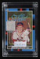 Stan Musial 2022 Jersey Fusion Game-Used Swatch and Authentic Hand Written Word #SM54 at PristineAuction.com