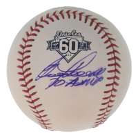 Boog Powell Signed OML Orioles 60th Anniversary Logo Baseball Inscribed "70 AL MVP" (JSA) at PristineAuction.com