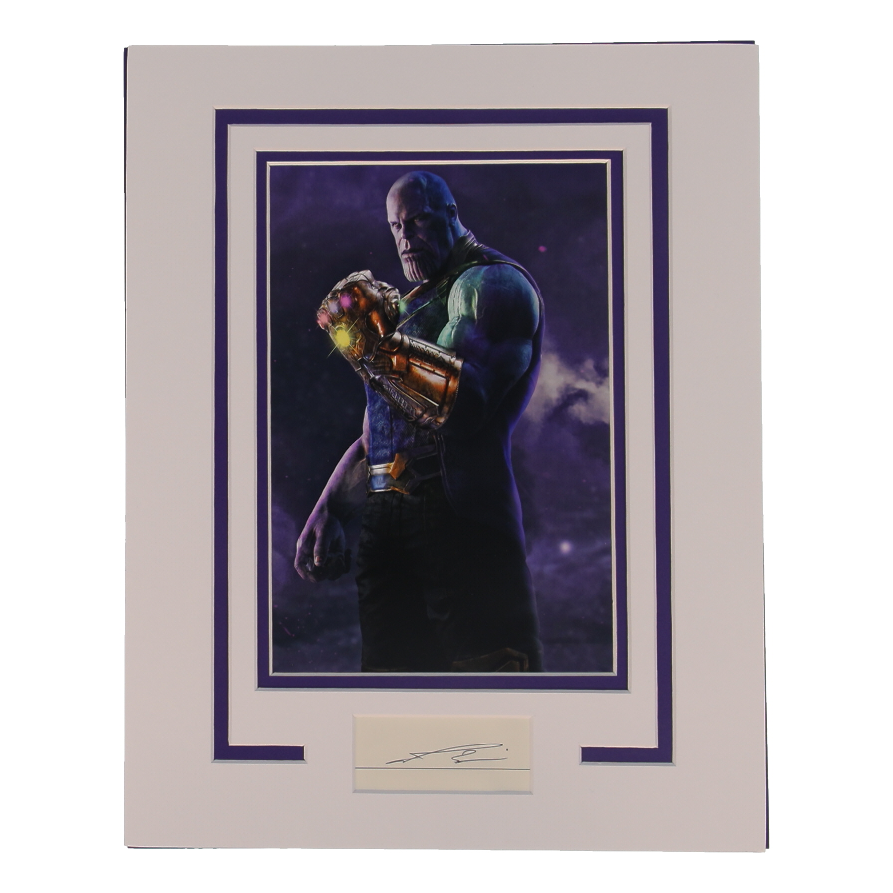 Josh Brolin Signed “Avengers” Cut Lithograph Display with Photo (ACOA) at PristineAuction.com Josh Brolin Signed “Avengers” Cut Lithograph Display with Photo (ACOA) at PristineAuction.com