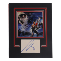 Bruce Campbell Signed "Evil Dead: Army Of Darkness" Custom Matted Cut Display (ACOA) at PristineAuction.com