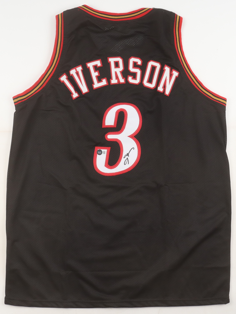 Allen Iverson Signed Jersey (Beckett) at PristineAuction.com Allen Iverson Signed Jersey (Beckett) at PristineAuction.com