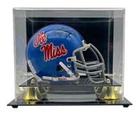 Archie Manning Signed Ole Miss Rebels Mini Helmet with Display Case (Beckett) at PristineAuction.com