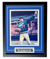 Fernando Valenzuela Signed Custom Framed Photo Display (JSA) at PristineAuction.com