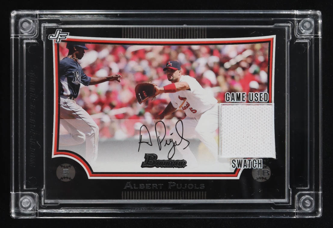 Albert Pujols 2022 Jersey Fusion Game-Used Swatch #AP01 at PristineAuction.com Albert Pujols 2022 Jersey Fusion Game-Used Swatch #AP01 at PristineAuction.com