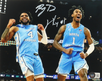 Leaky Black & RJ Davis Signed North Carolina Tar Heels 8x10 Photo (Beckett) at PristineAuction.com