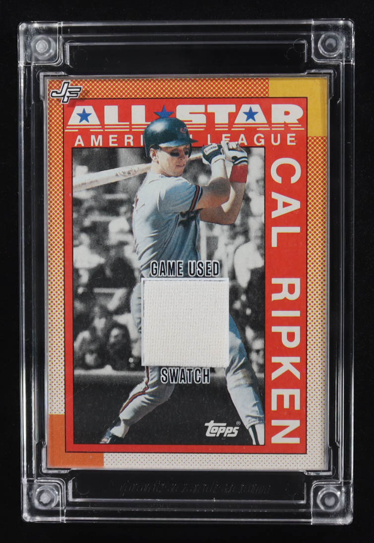 Cal Ripken Jr. 2022 Jersey Fusion Game-Used Swatch #CRJ01AS at PristineAuction.com Cal Ripken Jr. 2022 Jersey Fusion Game-Used Swatch #CRJ01AS at PristineAuction.com