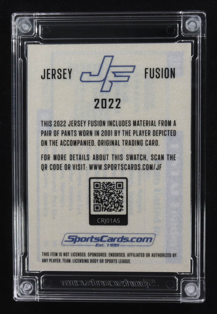 Cal Ripken Jr. 2022 Jersey Fusion Game-Used Swatch #CRJ01AS at PristineAuction.com Cal Ripken Jr. 2022 Jersey Fusion Game-Used Swatch #CRJ01AS at PristineAuction.com