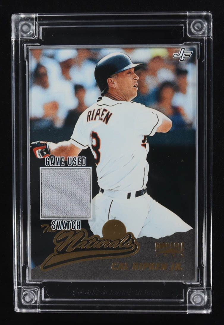 Cal Ripken Jr. 2022 Jersey Fusion Game-Used Swatch #CRJ99J at PristineAuction.com Cal Ripken Jr. 2022 Jersey Fusion Game-Used Swatch #CRJ99J at PristineAuction.com