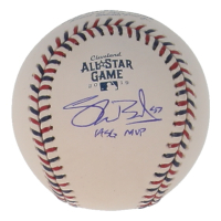Shane Bieber Signed 2019 All-Star Game Baseball Inscribed "ASG MVP" (Beckett) at PristineAuction.com