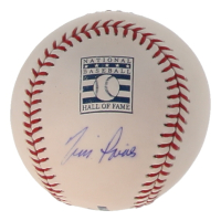 Tim Raines Signed OML Hall of Fame Logo Baseball (JSA) at PristineAuction.com