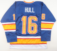 Brett Hull Signed Jersey Inscribed "HOF 2009" (Schwartz) at PristineAuction.com