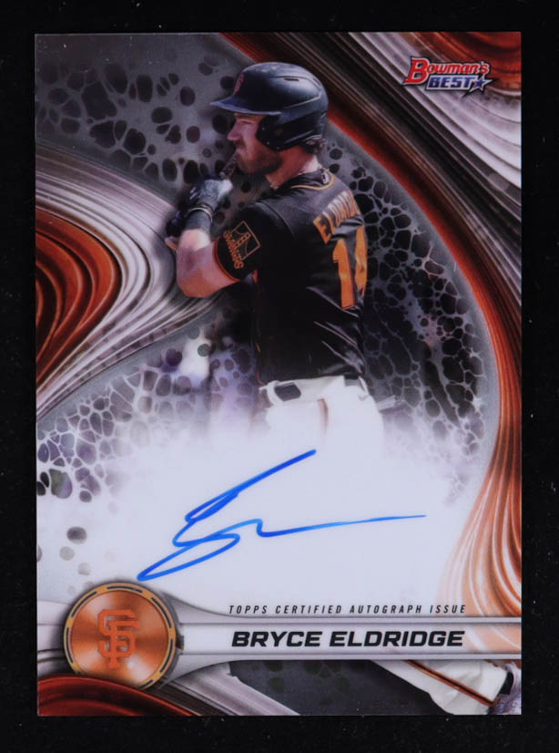 Bryce Eldridge 2024 Bowman's Best Best of '24 Autographs #B24BE RC at PristineAuction.com Bryce Eldridge 2024 Bowman's Best Best of '24 Autographs #B24BE RC at PristineAuction.com