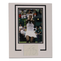 Venus Williams Signed Cut Lithograph Display with Photo (ACOA) at PristineAuction.com