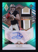 Ian Book 2021 Panini Phoenix Rookie Premiere Dual Jersey Autographs Prime Green #30 #22/25 at PristineAuction.com