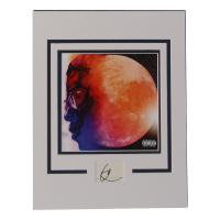 Kid Cudi Signed Cut Lithograph Display with "Man on the Moon: The End of Day" Photo (ACOA) at PristineAuction.com