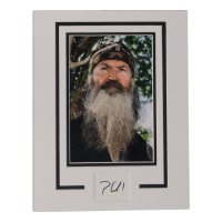 Phil Robertson Signed "Duck Dynasty" Custom Matted Cut Display (ACOA) at PristineAuction.com