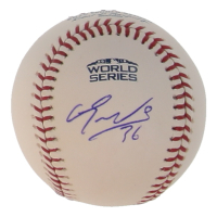 Eduardo Nunez Signed 2018 World Series Baseball (Steiner) at PristineAuction.com