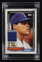 Ivan Rodriguez 2022 Jersey Fusion Game-Used Swatch #IR02 at PristineAuction.com