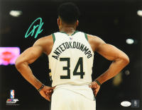 Giannis Antetokounmpo Signed Bucks 11x14 Photo (JSA) at PristineAuction.com