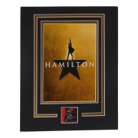 Lin-Manuel Miranda Signed "Hamilton" Custom Matted Cut Display (ACOA) at PristineAuction.com