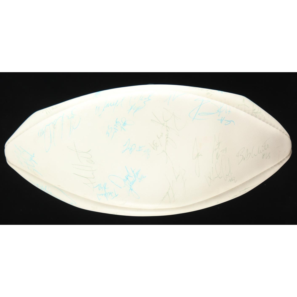 1989 Cowboys Logo Football Signed By (25+) With Jimmy Johnson, Troy Aikman, Daryl Johnston, Bill Sargent (JSA) at PristineAuction.com