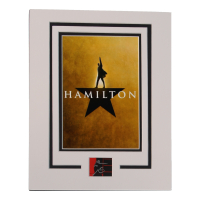 Lin-Manuel Miranda Signed "Hamilton" Custom Matted Cut Display (ACOA) at PristineAuction.com