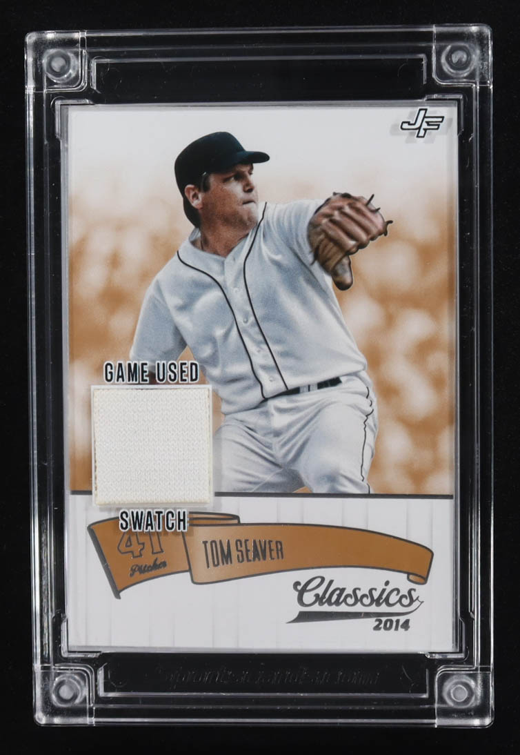 Tom Seaver 2022 Jersey Fusion Game-Used Swatch #TS86 at PristineAuction.com Tom Seaver 2022 Jersey Fusion Game-Used Swatch #TS86 at PristineAuction.com