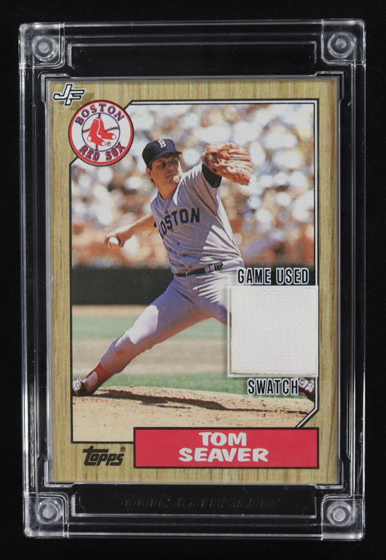 Tom Seaver 2022 Jersey Fusion Game-Used Swatch #TS86 at PristineAuction.com Tom Seaver 2022 Jersey Fusion Game-Used Swatch #TS86 at PristineAuction.com