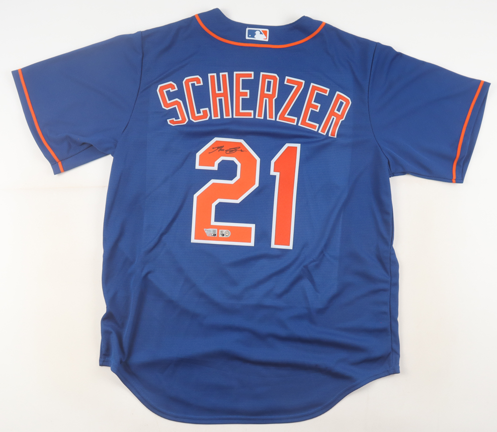 Max Scherzer Signed Mets Authentic Nike Jersey (Fanatics & MLB) at PristineAuction.com Max Scherzer Signed Mets Authentic Nike Jersey (Fanatics & MLB) at PristineAuction.com