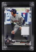 George Springer 2022 Jersey Fusion Game-Used Swatch #GS19 at PristineAuction.com