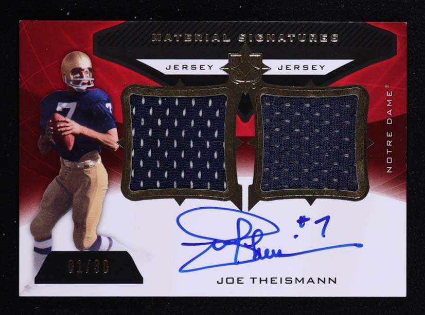 Joe Theismann 2013 Ultimate Collection Ultimate Signature Jerseys #SJJT #01/30 at PristineAuction.com Joe Theismann 2013 Ultimate Collection Ultimate Signature Jerseys #SJJT #01/30 at PristineAuction.com