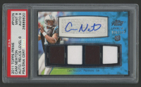 Cam Newton 2011 Topps Prime Autograph Relics Level 6 #PVICN RC #46/199 (PSA 9 | Auto 9) at PristineAuction.com