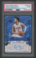 Cade Cunningham 2024 Court Kings Masterstrokes Autographs Violet #MSCUN #10/35 (PSA 9) at PristineAuction.com