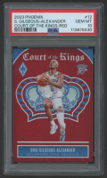 Shai Gilgeous-Alexander 2023 Phoenix Court of the Kings Red #12 #119/125 (PSA 10) at PristineAuction.com
